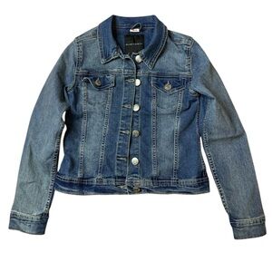 Silver Jeans Co. Evelyn Denim Jacket Girls Size M 10/12 Medium Wash Triple 5